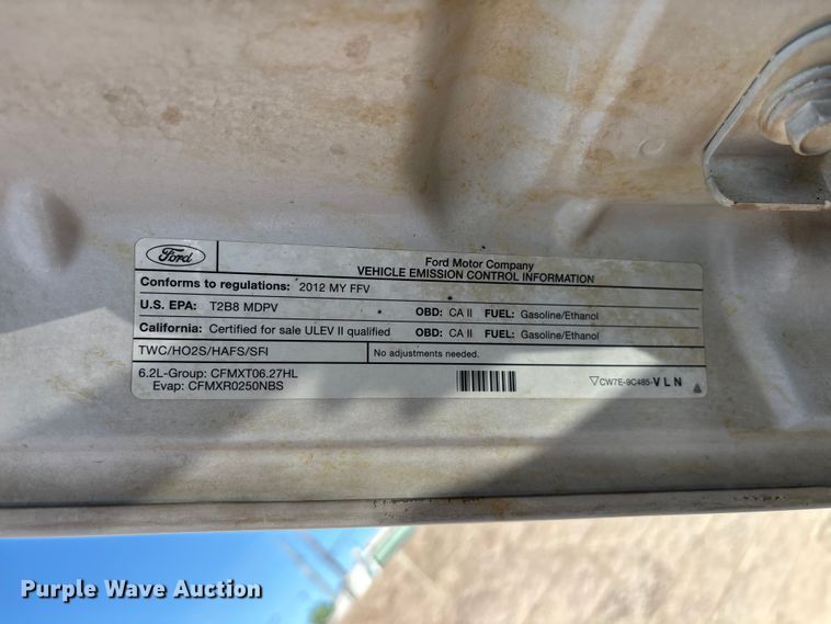 image for item ER7538 2012 Ford F250 Super Duty Crew Cab pickup truck