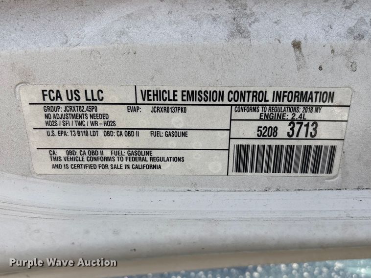 image for item ER7544 2018 RAM ProMaster City delivery van