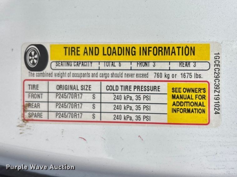 image for item ER7593 2009 Chevrolet Silverado 1500 Ext. Cab pickup truck