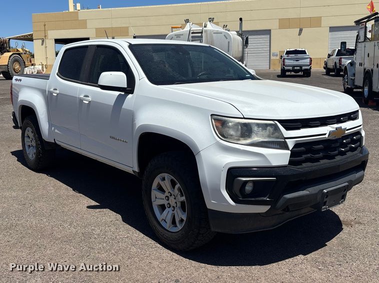 image for item ER7597 2022 Chevrolet Colorado  pickup truck