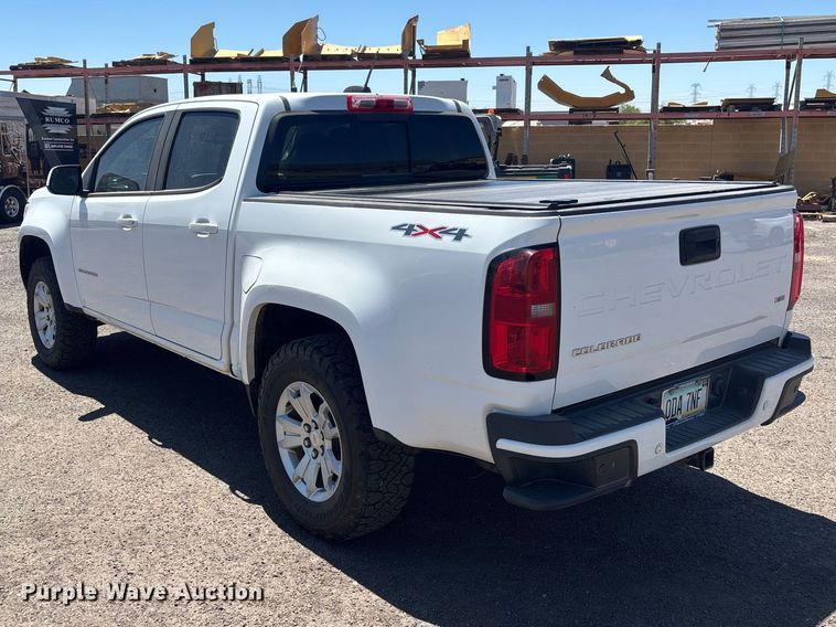 image for item ER7597 2022 Chevrolet Colorado  pickup truck
