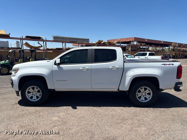 image for item ER7597 2022 Chevrolet Colorado  pickup truck