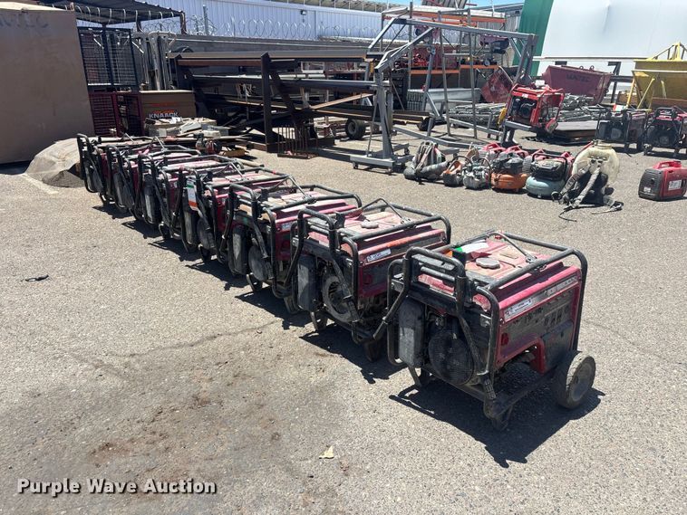 (7) Honda EB6500X generators