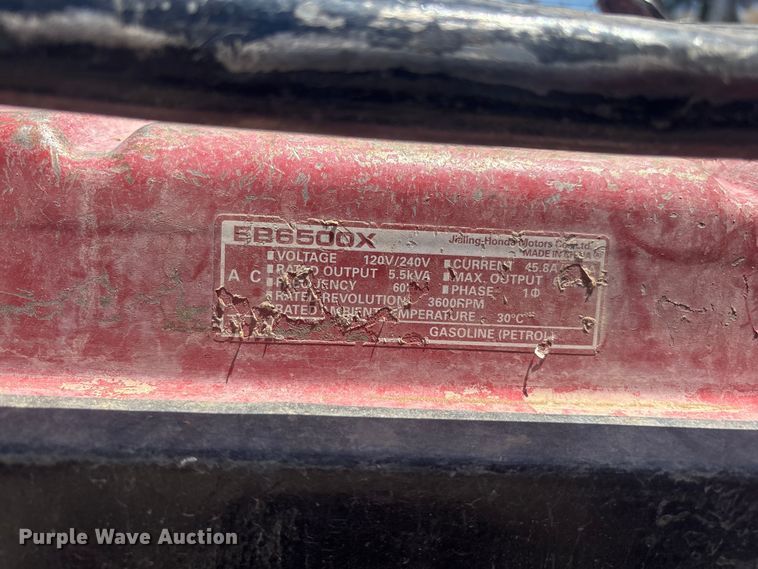 image for item ER7609 (7) Honda EB6500X generators