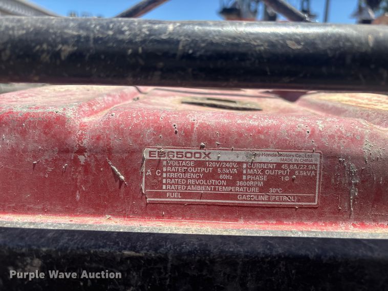 image for item ER7609 (7) Honda EB6500X generators