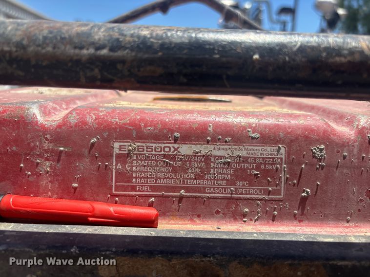 image for item ER7609 (7) Honda EB6500X generators