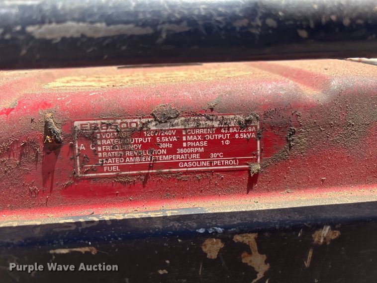 image for item ER7609 (7) Honda EB6500X generators