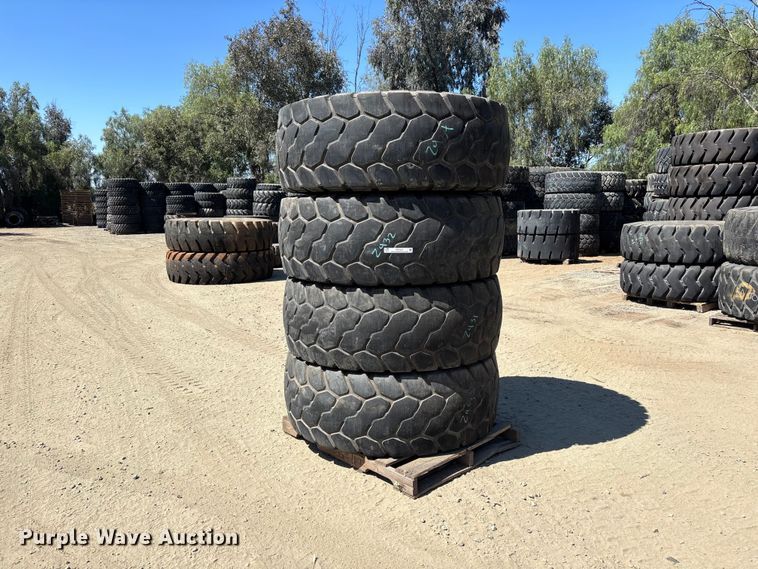 image for item ER7616 (4) Bridgestone VJT 20.5R25 tires