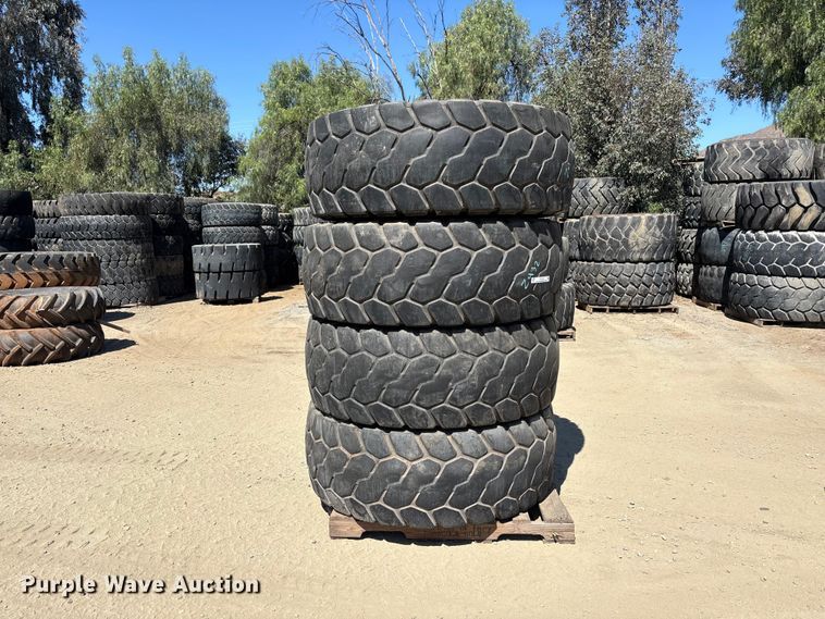 image for item ER7616 (4) Bridgestone VJT 20.5R25 tires