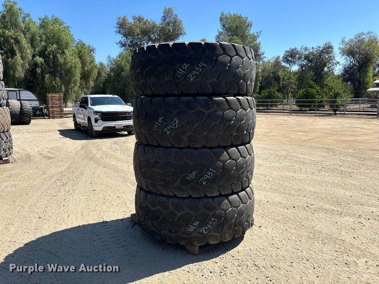 image for item ER7616 (4) Bridgestone VJT 20.5R25 tires