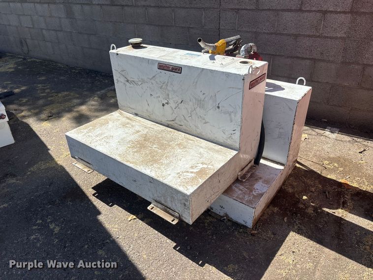 (2) Weather Guard fuel tanks