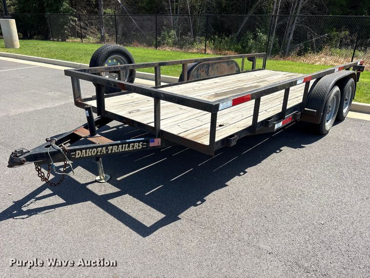 image for item ET2092 2015 Dakota utility trailer