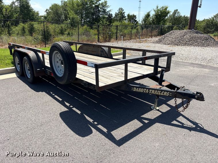 image for item ET2092 2015 Dakota utility trailer