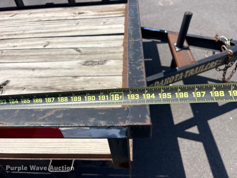 image for item ET2092 2015 Dakota utility trailer