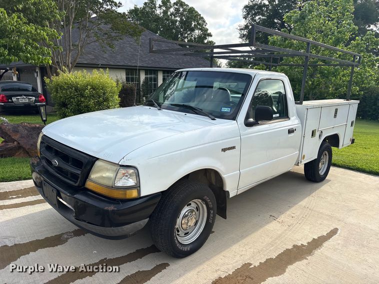 image for item ET2095 1998 Ford Ranger utility bed pickup truck