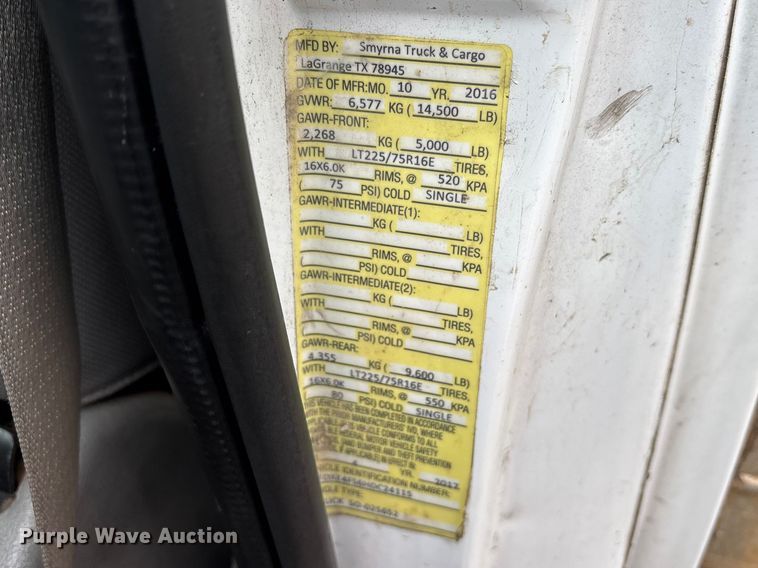 image for item ET2112 2017 Ford E450 Super Duty box truck