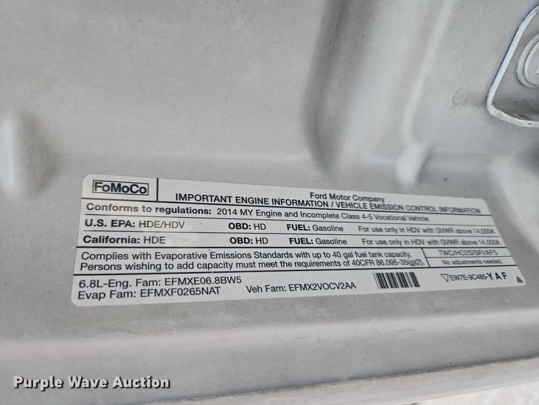 image for item ET5143 2014 Ford F450 Super Duty bucket truck