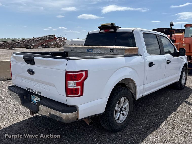 image for item ET6121 2018 Ford F150 XL Crew Cab pickup truck