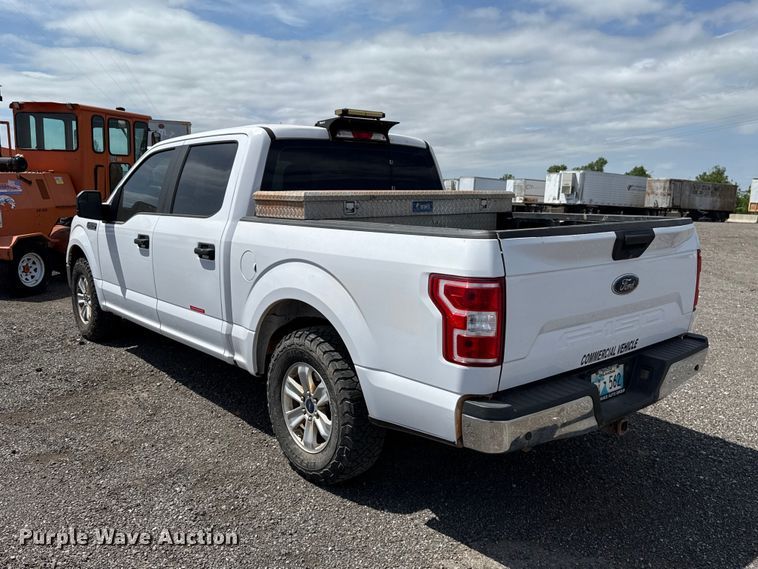 image for item ET6121 2018 Ford F150 XL Crew Cab pickup truck