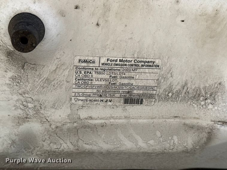 image for item ET6125 2023 Ford F150 XLT Crew Cab pickup truck