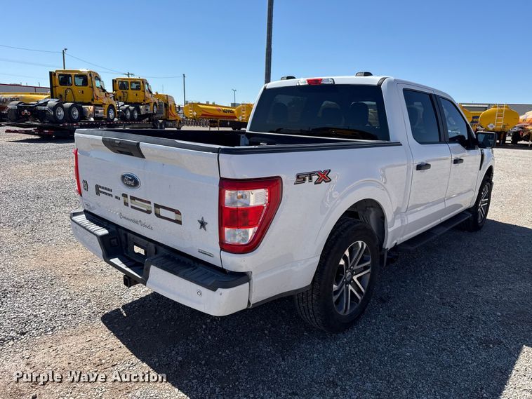 image for item ET6126 2021 Ford F150 STX Crew Cab pickup truck