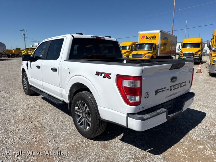 image for item ET6126 2021 Ford F150 STX Crew Cab pickup truck