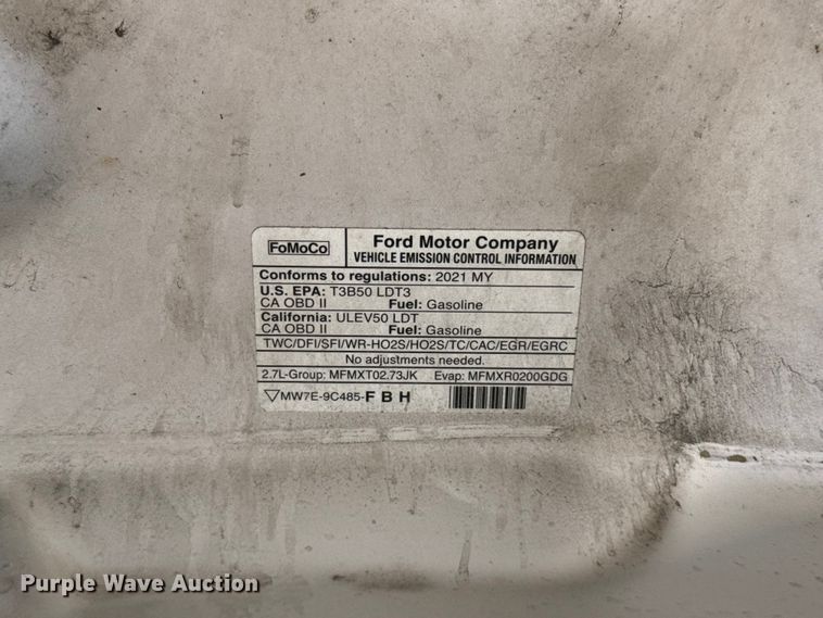 image for item ET6126 2021 Ford F150 STX Crew Cab pickup truck