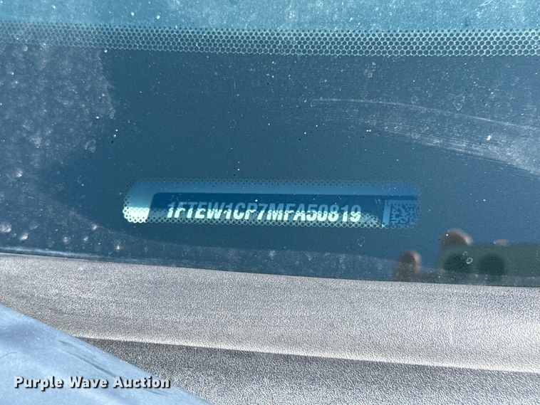 image for item ET6126 2021 Ford F150 STX Crew Cab pickup truck