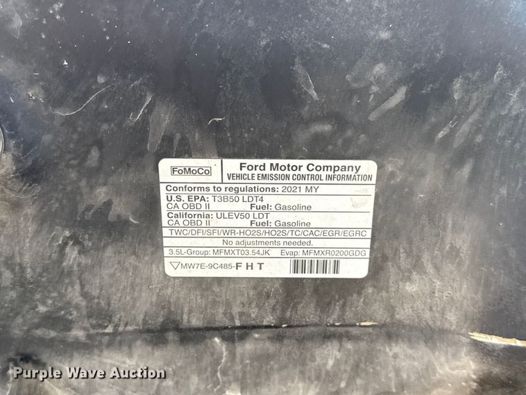 image for item ET6127 2021 Ford F150  Crew Cab pickup truck