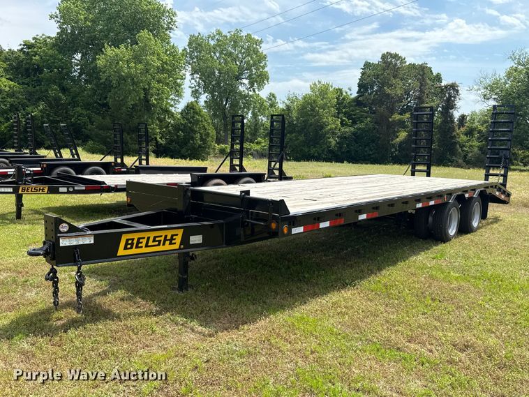 image for item ET6172 2024 Belshe DT255 equipment trailer