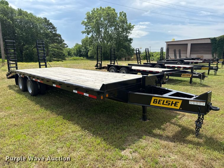 image for item ET6172 2024 Belshe DT255 equipment trailer