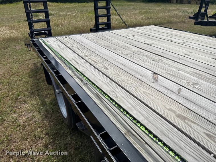 image for item ET6172 2024 Belshe DT255 equipment trailer