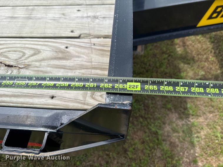 image for item ET6172 2024 Belshe DT255 equipment trailer
