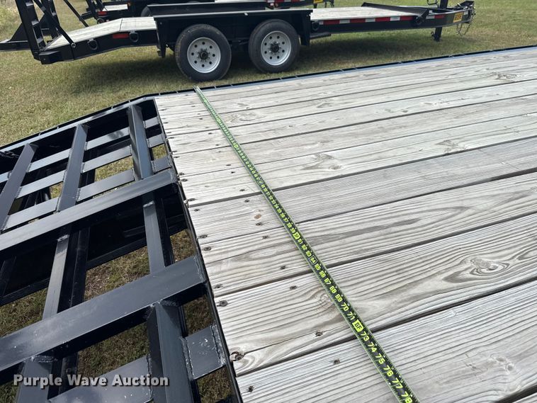 image for item ET6172 2024 Belshe DT255 equipment trailer