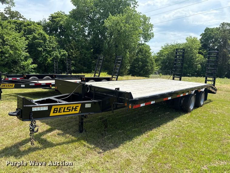 image for item ET6176 2024 Belshe DT255 equipment trailer