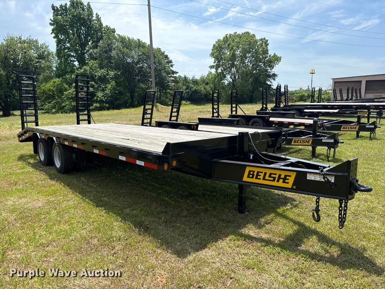 image for item ET6176 2024 Belshe DT255 equipment trailer