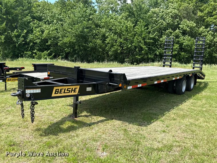 image for item ET6185 2024 Belshe DT255 equipment trailer