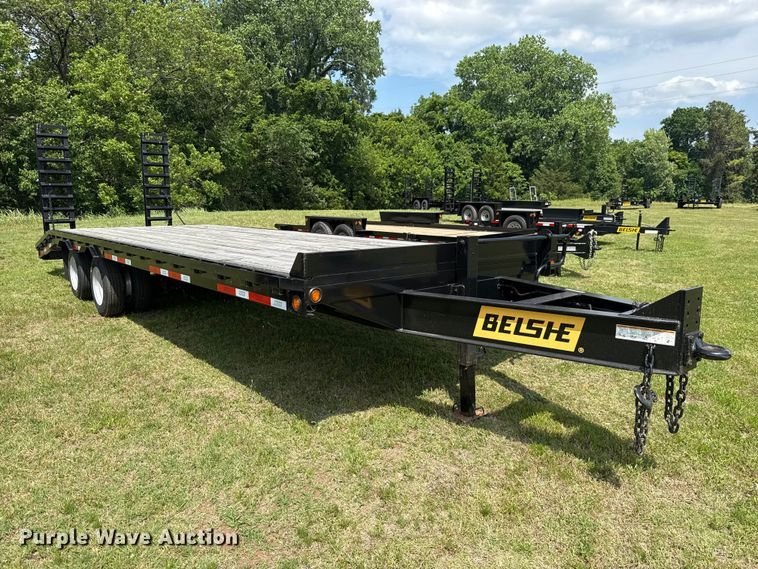 image for item ET6185 2024 Belshe DT255 equipment trailer