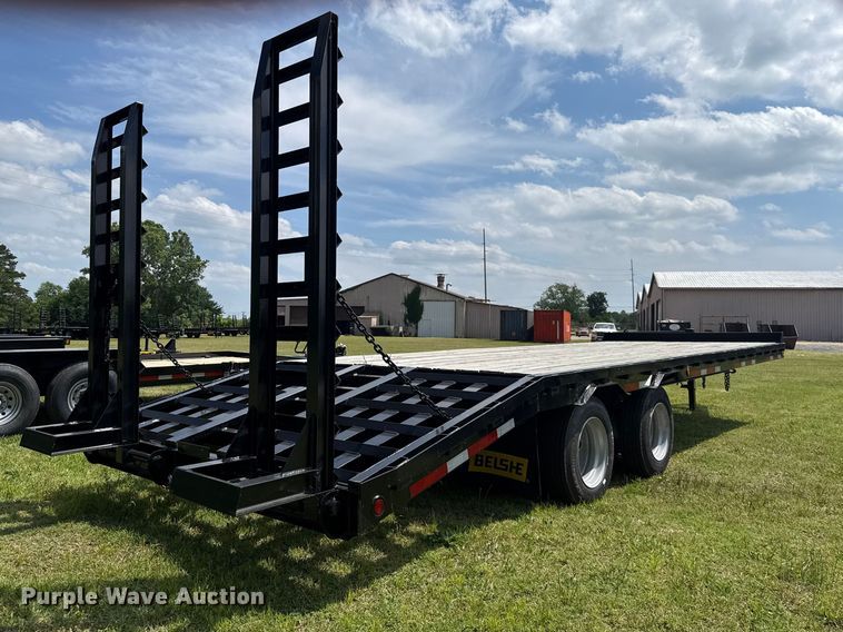 image for item ET6185 2024 Belshe DT255 equipment trailer