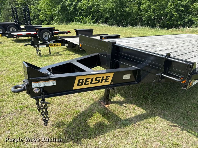 image for item ET6185 2024 Belshe DT255 equipment trailer