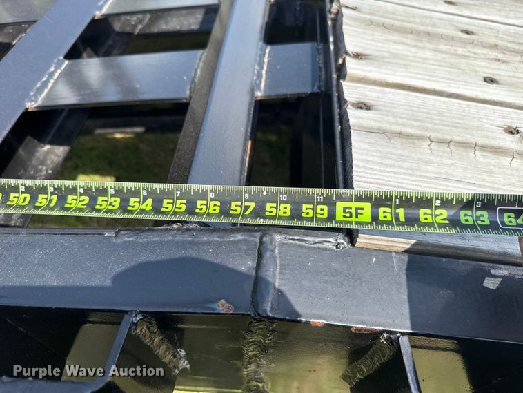 image for item ET6185 2024 Belshe DT255 equipment trailer