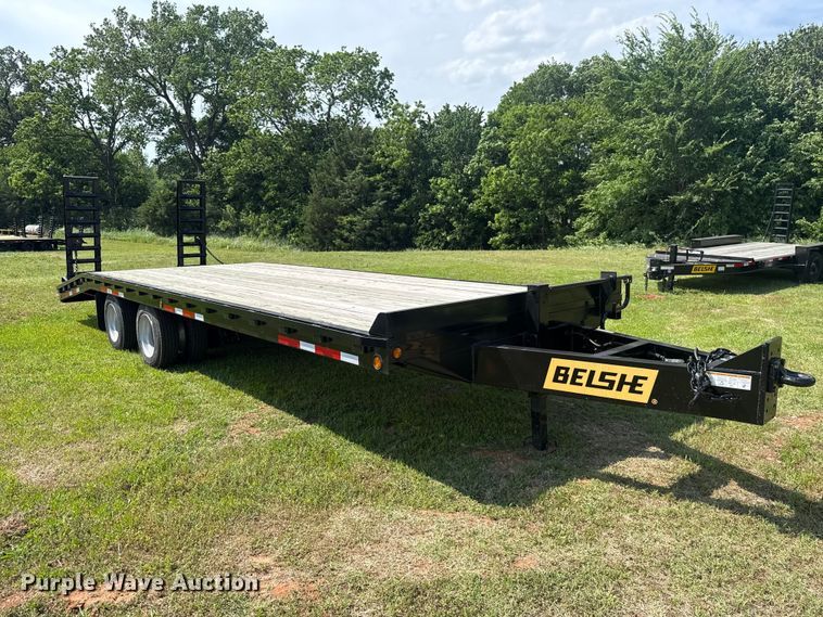 image for item ET6189 2024 Belshe DT256 equipment trailer