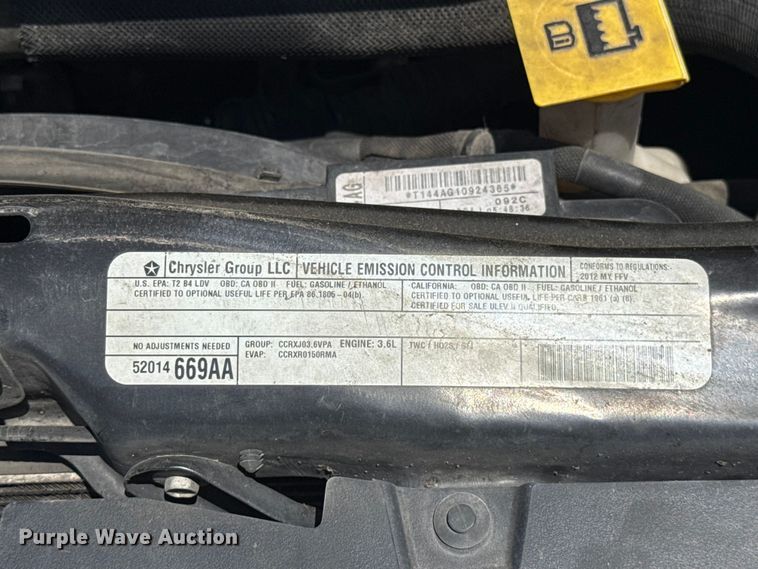 image for item ET6241 2012 Dodge Grand Caravan van