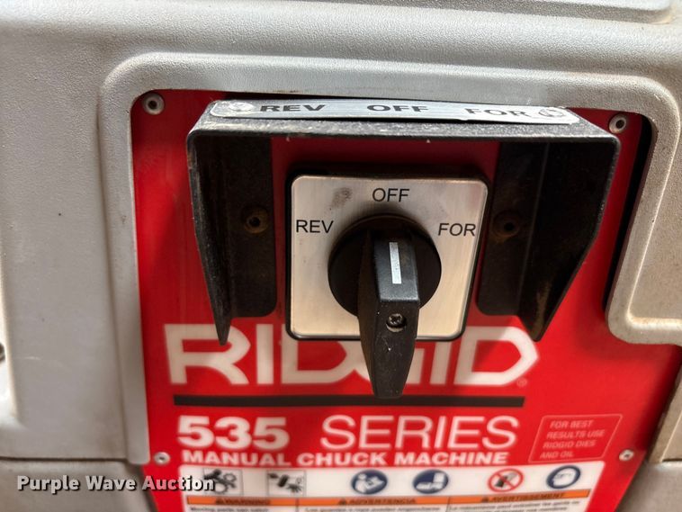 image for item EU5597 Rigid 535 pipe threader