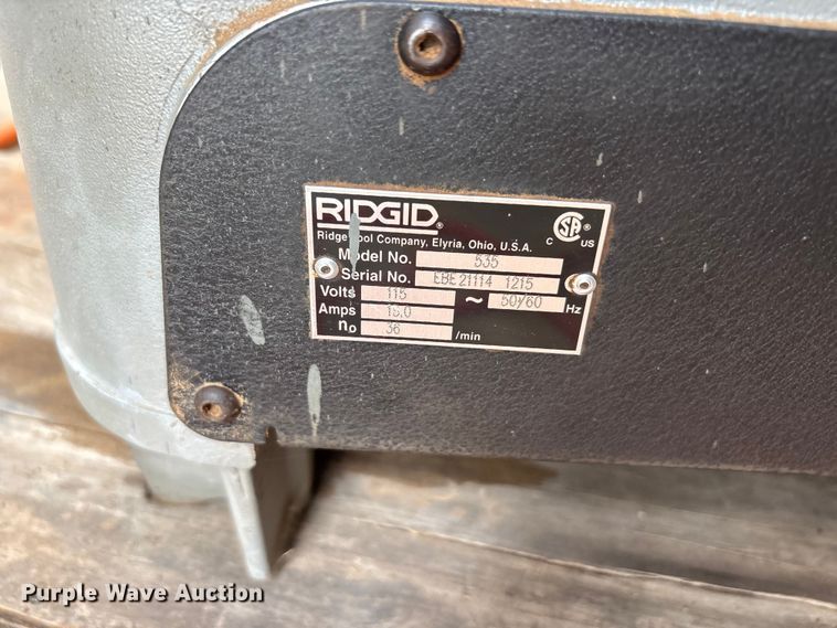 image for item EU5597 Rigid 535 pipe threader