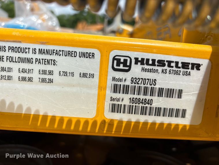 image for item EU5610 Hustler 932707US ZTR lawn mower