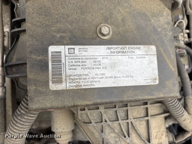 image for item EU8689 2015 Isuzu NPR box truck