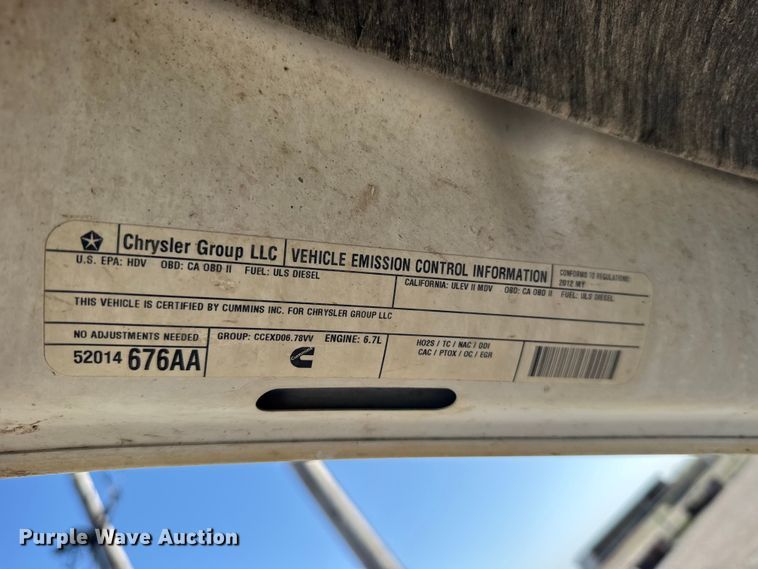 image for item FB7398 2012 Dodge Ram 2500 Crew Cab pickup truck