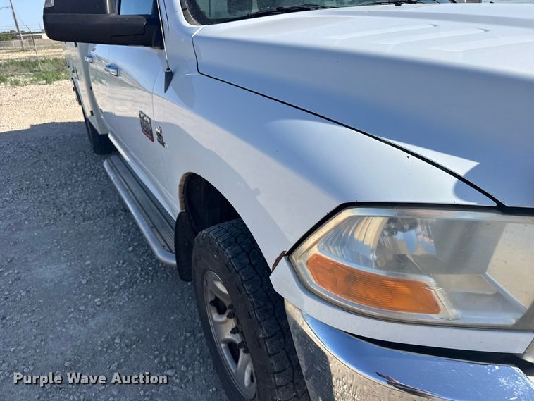 image for item FB7399 2012 Dodge Ram 2500 Crew Cab utility bed pickup truck