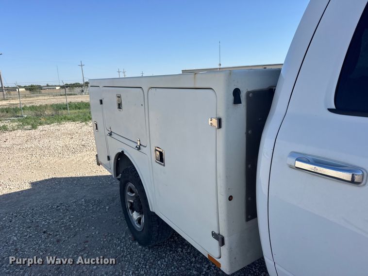 image for item FB7399 2012 Dodge Ram 2500 Crew Cab utility bed pickup truck